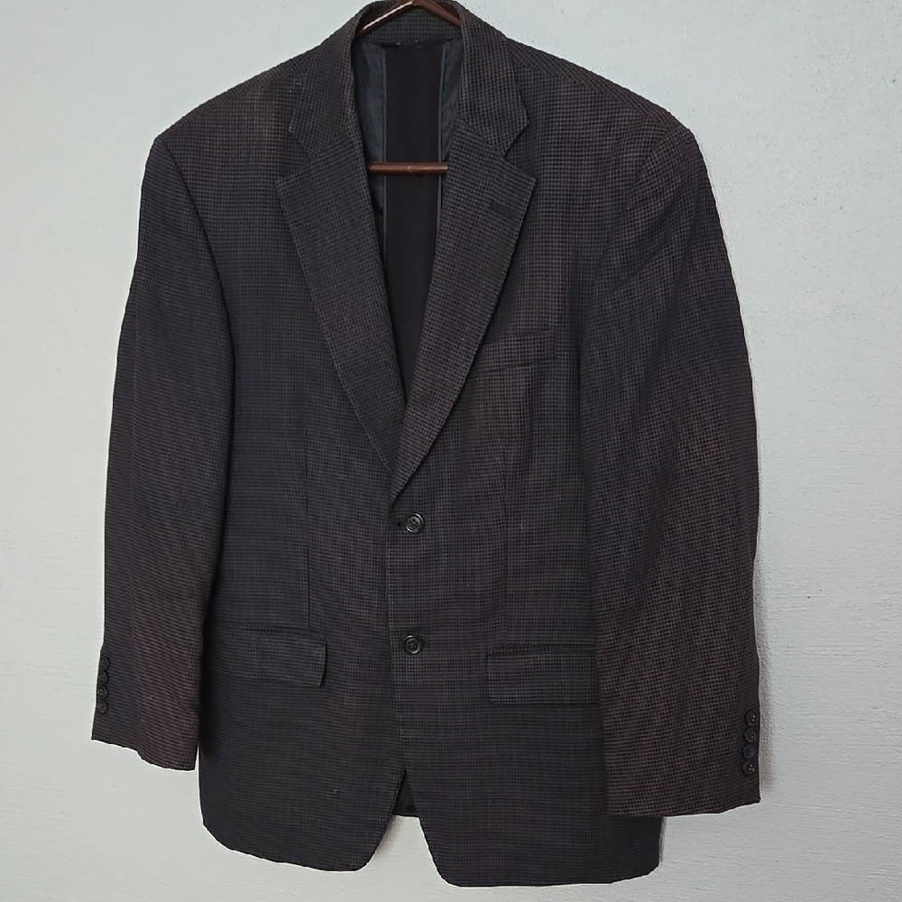 Haggar Black Sport Coat Classic Tailored Blazer